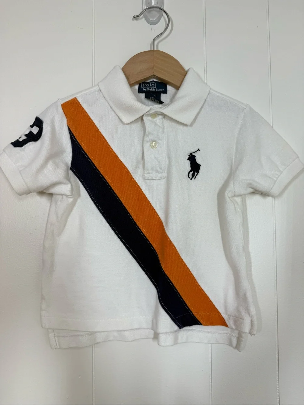 Polo By Ralph Lauren Vintage Stripe Toddler Polo Shirt